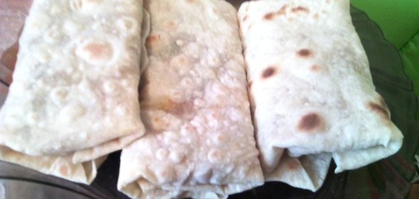 Буррито с мясом и картофелем