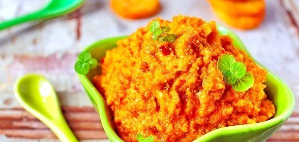 Пикантная закуска из тыквы и копченого тунца