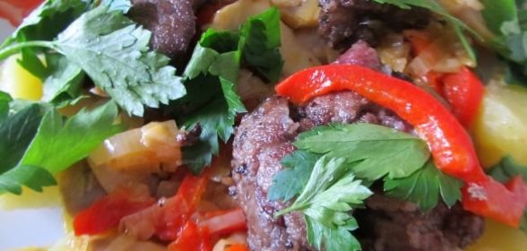 Закуска из творога с зеленым луком
