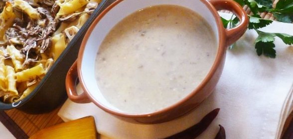 Грибной суп и макаронная запеканка