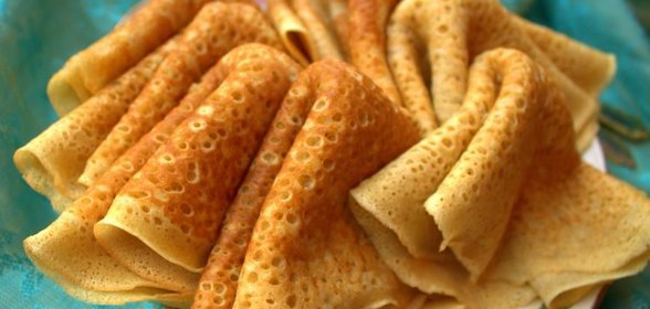 Блины с цельнозерновой мукой