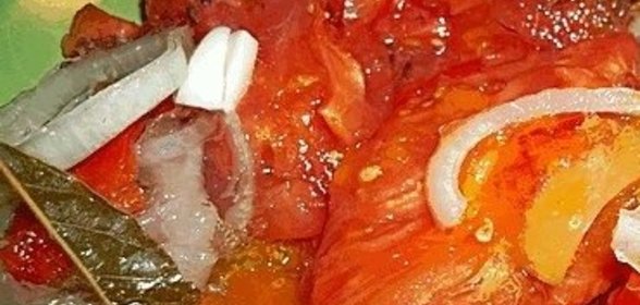 Помидоры в желе на зиму