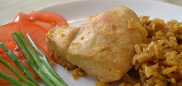 Курица по-тайски с рисом