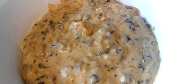 Соус из грибов на сметане