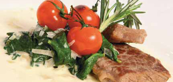 Блины с начинкой из мяса и креветок