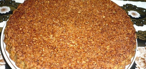 Постная овсяная коврижка