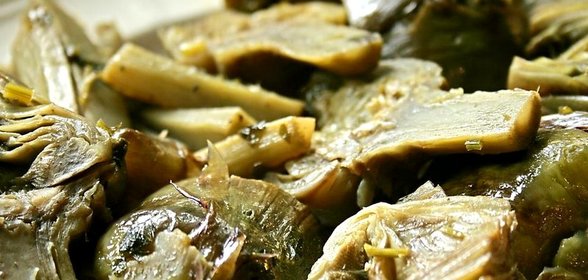 Тушеные артишоки