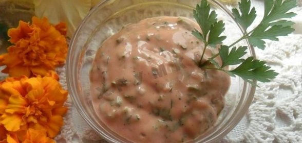 Соус из кетчупа и майонеза
