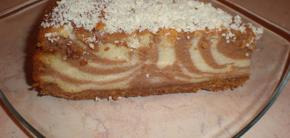 Творожный пирог-суфле «Два шоколада»