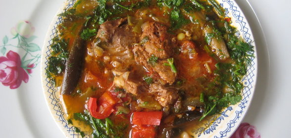 жаркое Мясо в армянском соусе