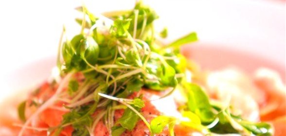 Семга в имбирном маринаде