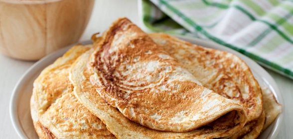 Блины с гречневой кашей