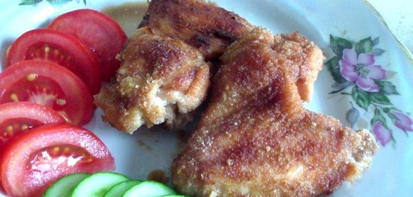 Куриные крылышки в панировке