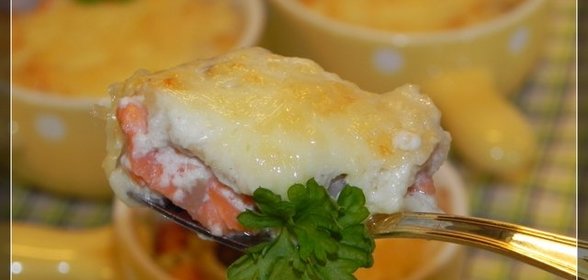 Жюльен с креветками