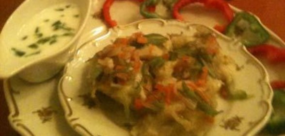 Клецки картофельные с душами