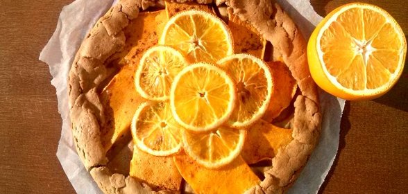 Тыквенный пирог с апельсином