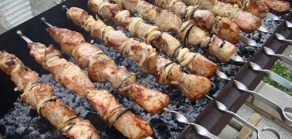 Шашлык из свинины в минералке