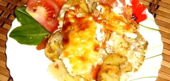 Курица по-французски с картошкой
