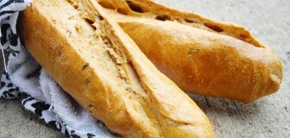 Багеты с зеленью