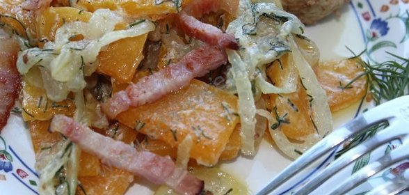 Гарнир из тыквы