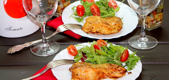 Стейки индейки в пикантном маринаде