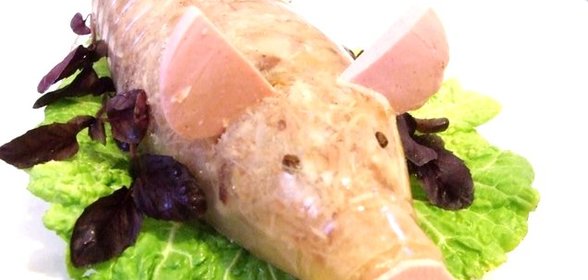 Холодец из курицы в бутылке