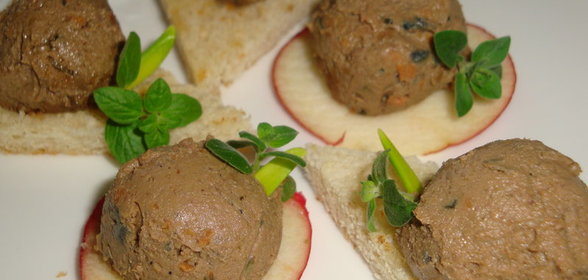 Паштет из куриной печени Быстрый