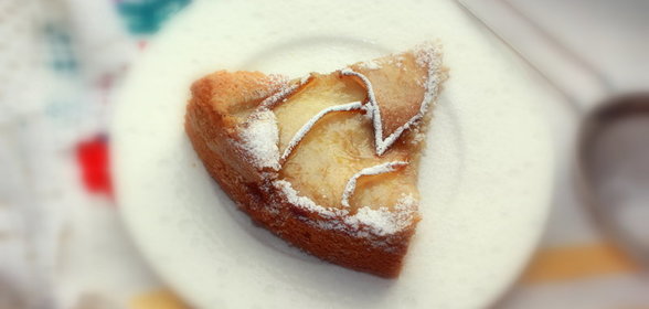 Датский пирог с грушами