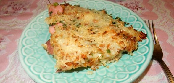Пицца из картофельного пюре