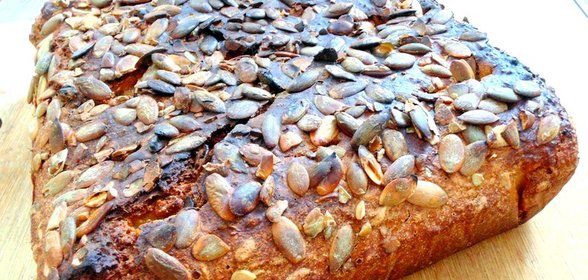 Быстрый хлеб с семенами подсолнечника