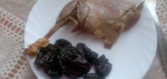 Шашлык с ботвой