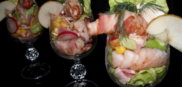 Салат Креветки От-Кутюр