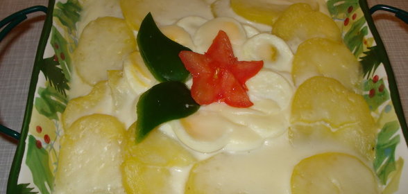 Рыба в соусе Бешамель