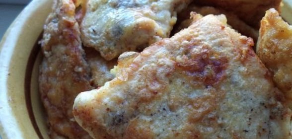Отбивные из куриного филе в кляре