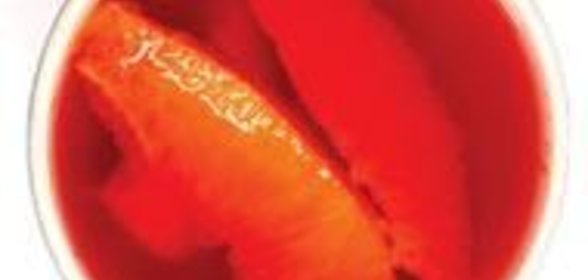 Соус из розового вина и апельсина