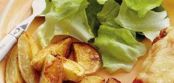 Говяжьи котлеты с жареной картошкой