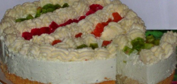 Торт Творожный с киви