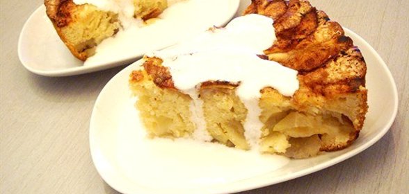 Нежная шарлотка