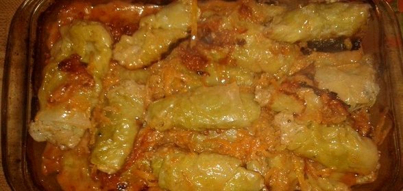 Голубцы запеченные в духовке