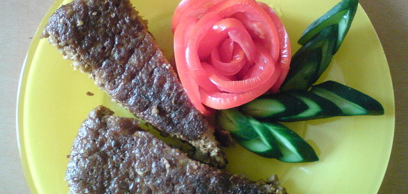 Кюкю из баклажанов