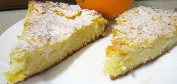 Манник на кефире Апельсиновое чудо
