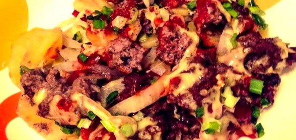 Фарш по-французски с сыром