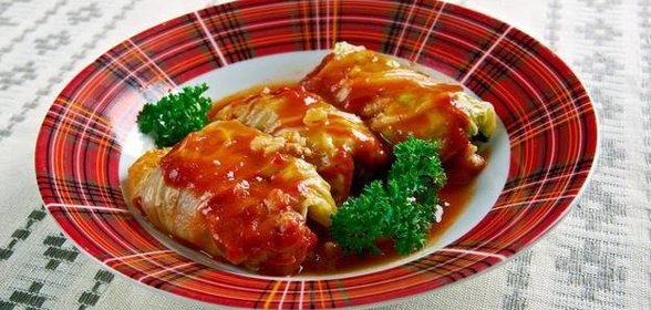 Кисло-сладкие еврейские голубцы