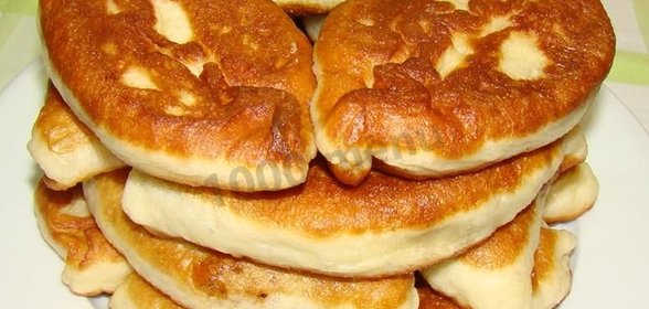 Пирожки на кефире без дрожжей жареные