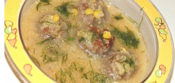 Тефтельки-крохи с солнечной кукурузой