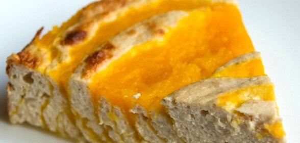 Творожная запеканка с тыквой