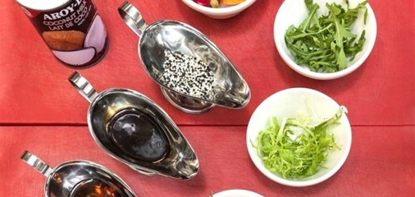 Сом в паназиатском стиле