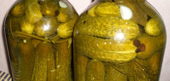 Маринованные огурцы с семенами горчицы