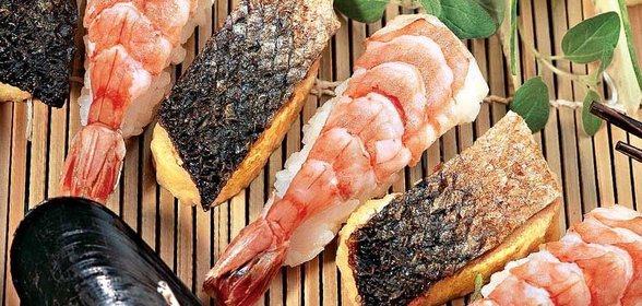 Нигири-суши с креветками