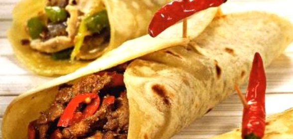 Тортильи с начинками